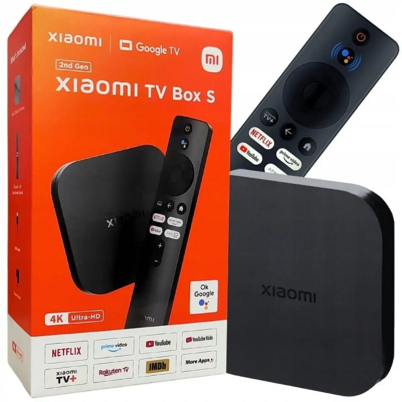 XIAOMI MI TV BOX S 2ª GENERAZIONE 4K ULTRA HD HDR10+ ANDROID TV