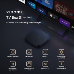 Dispositivo Streaming Xiaomi TV Box S 2nd Gen